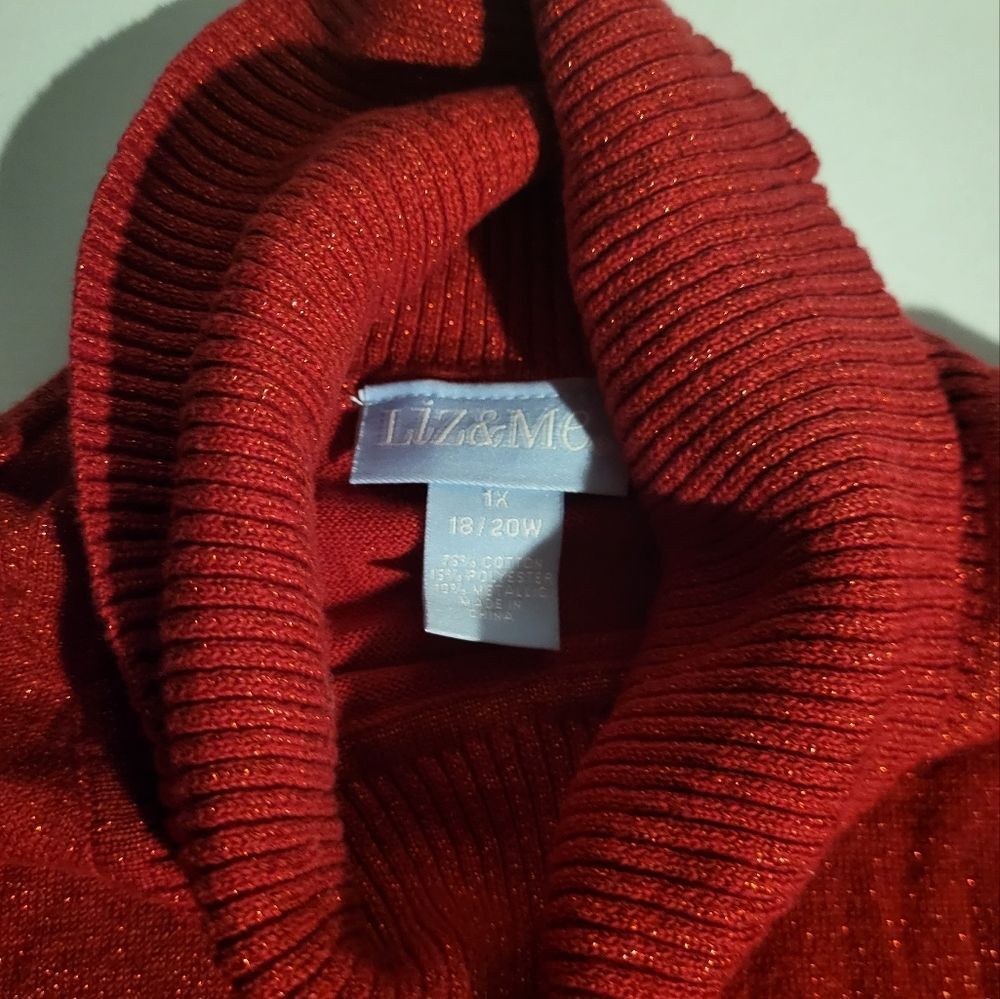 Liz & Me turtleneck sweater 18/20w